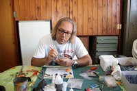 目下、ミラノ郊外のノヴェグロで秋に開催されるホビーモデル・エクスポに向けて、出品するモデルを熱烈制作中。