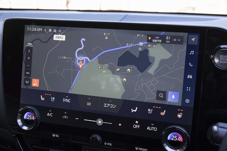画面が大型化されただけでなく、インフォテインメントシステム自体が刷新されている。スマートフォンなどと同じように直感的に操作できるほか、操作に対するレスポンスも素早い。