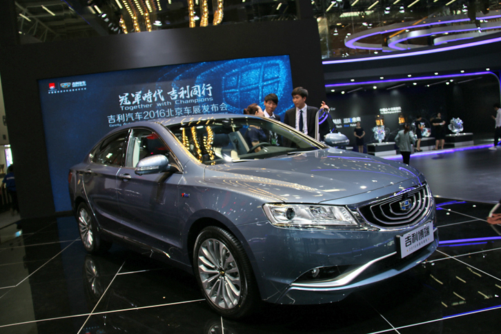 こちらは2016年の中国カーオブ・ザ・イヤーを受賞した、吉利の「博瑞」。