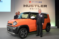 新型軽クロスオーバー「スズキ・ハスラー」登場