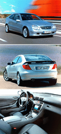 メルセデスCクラスクーペ見参！の画像