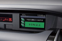 全車標準となる「マルチインフォメーションディスプレイ」。