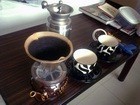ほとんど自宅！　手挽きミル付きコーヒーセット。