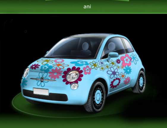 サイト上で行なわれていた新500ペインティング・コンテストから。これはメルヘン風。