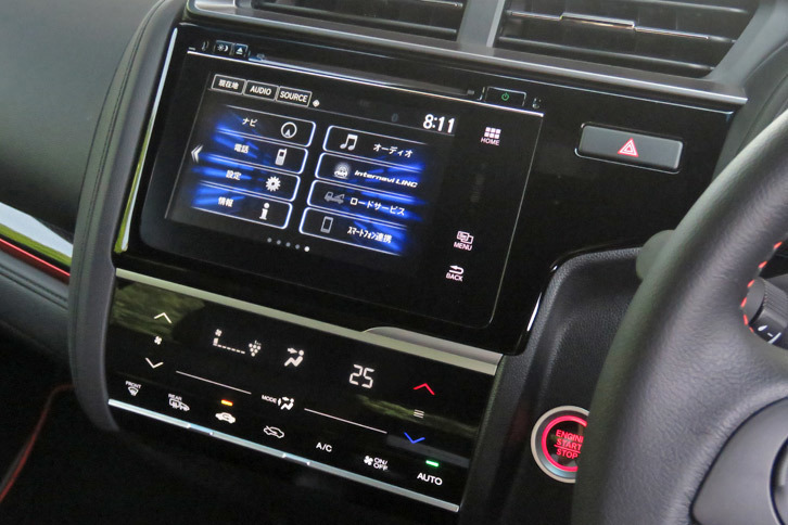 ホンダ・フィットRS Honda SENSING（インフォテインメントシステム）