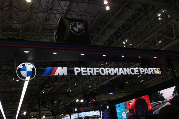 BMWブースの様子。