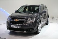 7人乗り小型ミニバンの「シボレー・オーランド」。シボレーにとって欧州のこの市場へは初参入となる。 
