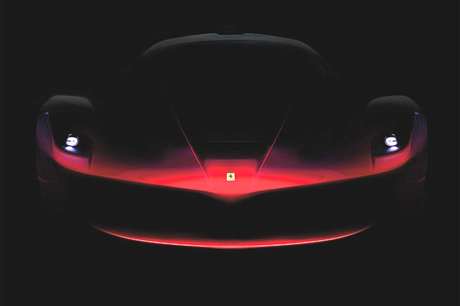 フェラーリが自社のウェブサイトで公開した「F150」のファーストショット。