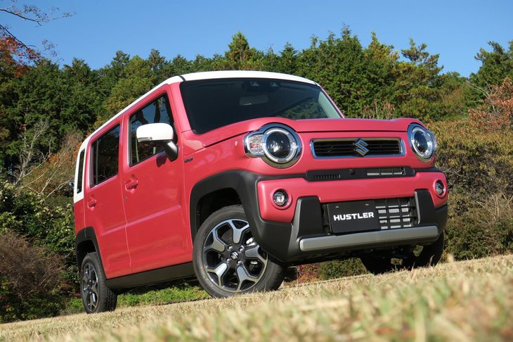 スズキ・ハスラー ハイブリッドXターボ（4WD）（エクステリア）