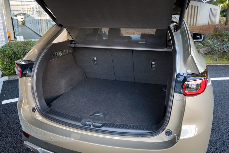 荷室については、床面の高さを2段階で調整可能としたほか、フィールドジャーニーでは片面に防水加工を施したリバーシブルラゲッジボードを新たに採用した。