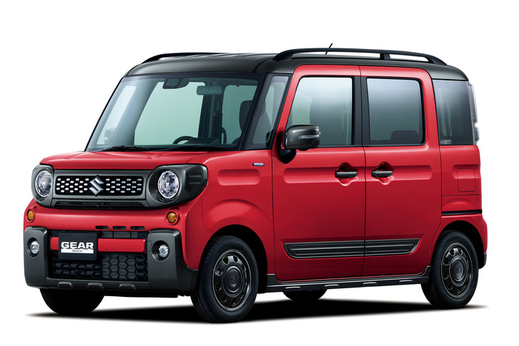 「スペーシア」の派生モデルである「スペーシア ギア」。SUV的な見た目が特徴だ。