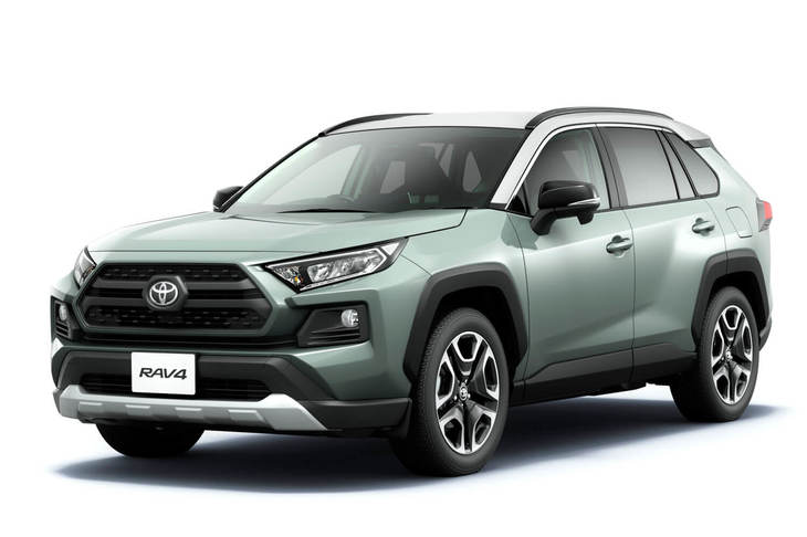 「トヨタRAV4アドベンチャー」のボディーサイズは全長4610×全幅1865×全高1690mm。（写真＝トヨタ自動車）