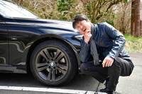 「BMW 320d」のタイヤを「ブリヂストン・ポテンザS001ランフラット」から「ミシュラン・プライマシー3ランフラット」に交換後、乗り心地がふにゃふにゃになってしまっていた。（写真＝池之平昌信）