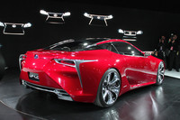 クーペの理想型を示す「レクサスLF-LC」【デトロイトショー2012】の画像