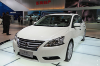 2012年の北京ショーで発表された「日産シルフィ」。2013年に中国で最も売れた日本車。
    