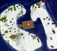 もっと上空から見ると島自体が「C1」になっている
