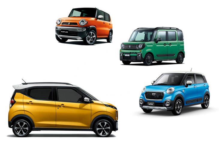 今日におけるSUV“風”軽自動車ブームの先駆けとなったのは、2014年発売の「スズキ・ハスラー」。以来、着実にモデル数を増やしつつある。