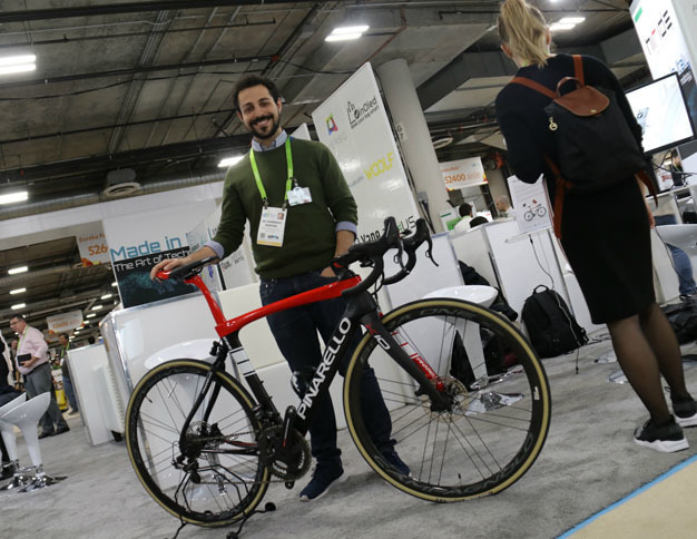 イタリアからやってきたドメニコ・ボルチェーゼ氏が持ち込んだ自転車に搭載されていたのは……