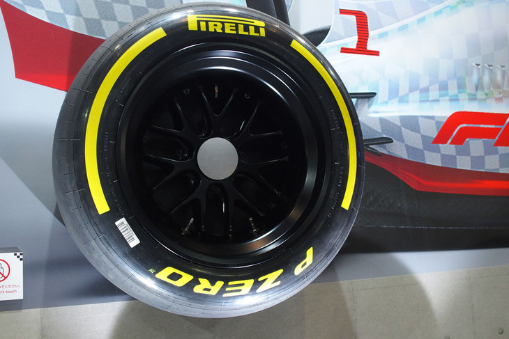 F1用として開発された18インチホイール。