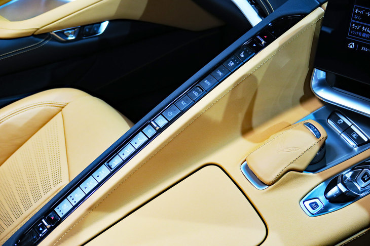 シボレー・コルベット3LT（センターコンソール）