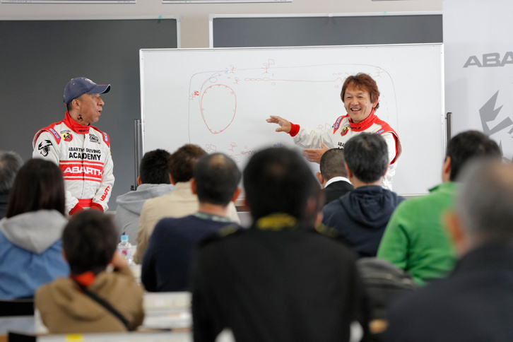 テクニコ クラスの講師を務めた、福山英朗さん（写真左）と塩谷烈洲さん（写真右）。