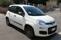 「パンダ ヤング」（写真）は初代パンダに存在した特別仕様車だが、現行型においても2015年に設定された（現在は販売終了）。“売り”は1万ユーロを切った特別価格だったが、専用デカールやマットカラーのホイールキャップなどのドレスアップにより、プアなムードがゼロなのは、さすがフィアット。