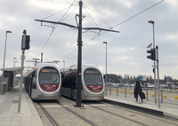 フィレンツェ空港駅には22分で到着。なお、この街の市電プロジェクトには、パリ交通営団RATPも出資している。