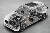 マツダが発売予定の新型SUV「CX-60」も、リアサスペンションは5リンク式である。