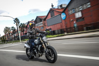 2017年11月のEICMAミラノショーで発表された「スクランブラー1100」。スクランブラーシリーズの新たな最上級モデルであり、日本では2018年夏の発売が予定されている。