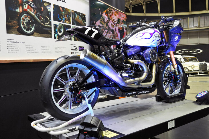 JOYRIDE SPEED SHOPの手になる「ハーレーダビッドソン・ローライダーST」。