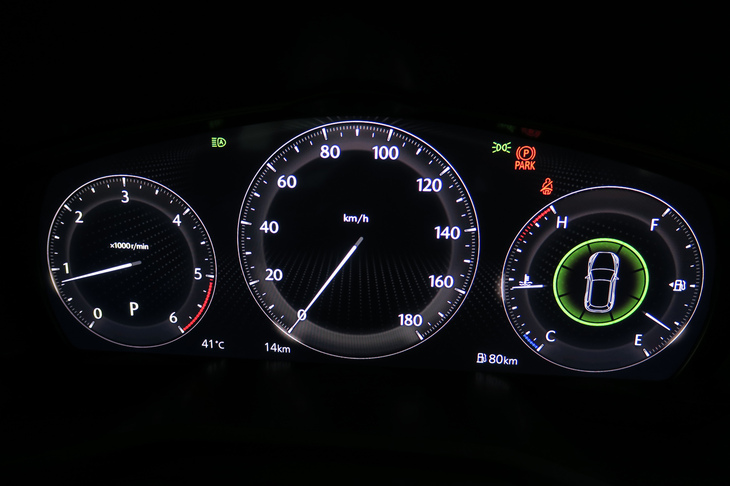 マツダCX-60 XDエクスクルーシブモード（「ノーマル」モード表示）