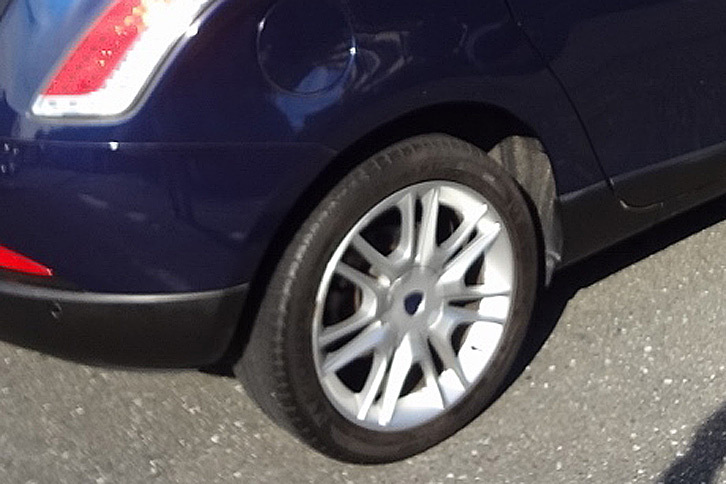 「デルタ」に装着されていた“コチコチ”タイヤ。