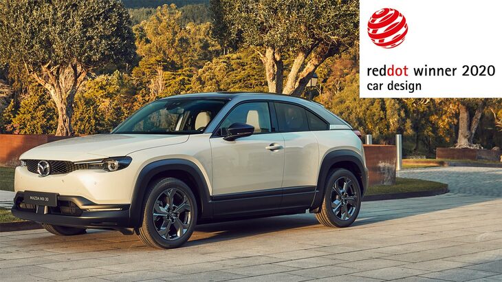 ほった「でも、一応『MX-30』って、ドイツの『レッドドット・デザイン賞』でプロダクトデザイン部門に選ばれていたり、日本でも『日本カー・オブ・ザ・イヤー』で『デザイン・オブ・ザ・イヤー』を受賞したりしてるんですよね」　
	渕野＆清水「……」