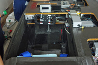 「Horizon 17」は、ブレーキ操作のみをペダルで行い、アクセル操作はステアリングホイールに設置されたスイッチで行う。モーターは同じ回転数をキープしたほうが効率がいいため、細かなアクセルワークは不要らしい。