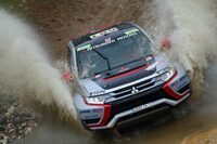 ラリーにおける「アウトランダー」のポテンシャルを高く評価する増岡氏。アジアクロスカントリーラリーやバハ・ポルタグレなどで実際に同車のステアリングを握ってきた人物だけに、その言葉には説得力がある。