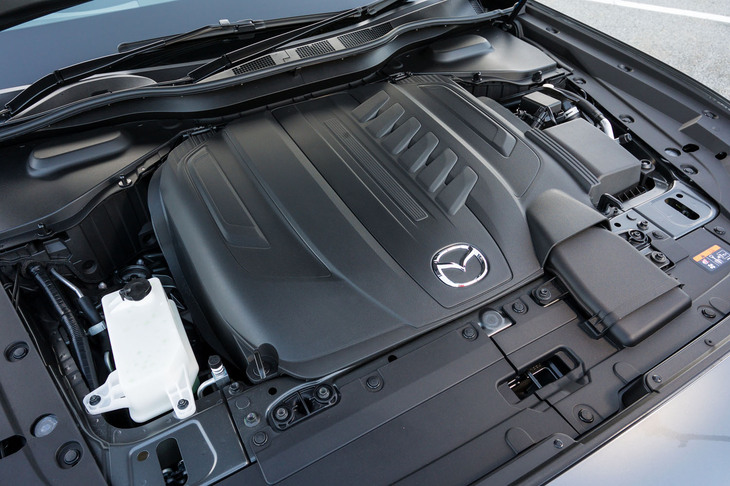 3.3リッター直6ディーゼルターボエンジンは最高出力254PSと最大トルク550N・mを発生。マイルドハイブリッド付きのほうがエンジン単体でもパワフルだ。