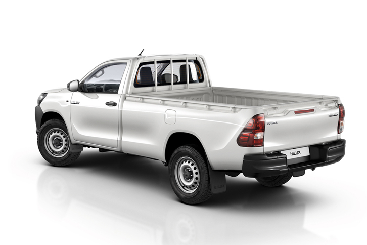 シングルキャブ。写真はいずれも欧州仕様車。