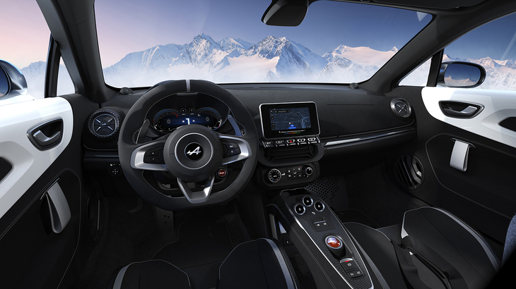 「ブラングラシエ」のインテリア。