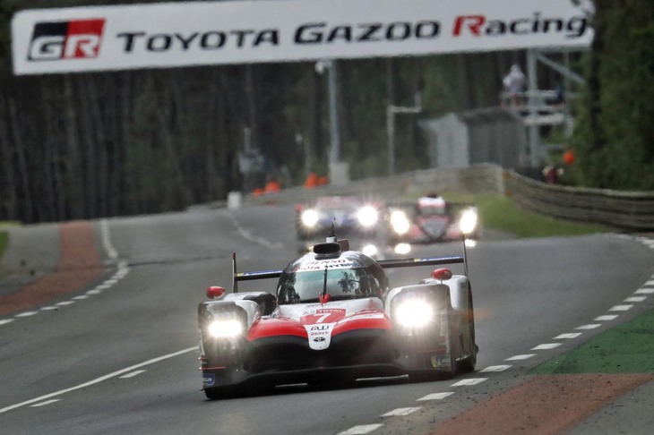 トヨタは近年、耐久レースの世界でも、その存在感をアピールしている。写真は2018年6月、TOYOTA GAZOO Racingとして参戦した同社がルマン24時間レースを初制覇したときのもの。