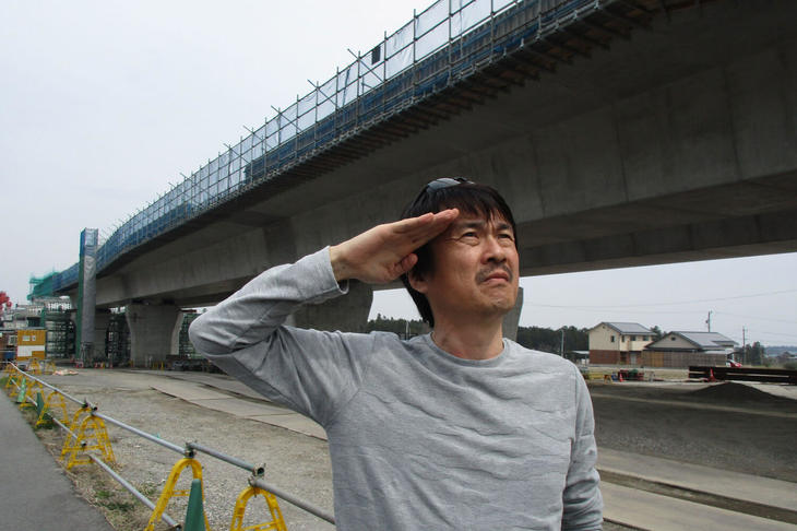 2018年3月に新名神の新四日市JCT－亀山西JCTの工事の様子を視察した。