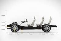 新型「XC90」は、ボルボの新しい車体骨格「スケーラブル・プロダクト・アーキテクチャー」を採用する最初のモデルである。
    