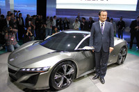 ホンダの伊東孝紳社長がお披露目を行った。
