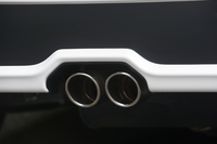 センター2本出しの「ハイレスポンスマフラーVer.S」。素材はステンレスで、テールエンド部の径は70mm。