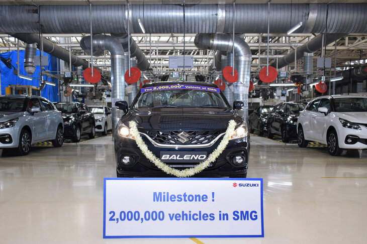 スズキのインドにおける四輪生産子会社であるスズキ・モーター・グジャラートは、2022年8月20日に累計生産200万台を達成した。操業開始から5年6カ月での200万台達成は、スズキの生産拠点としては史上最速。また累計100万台に達するまでには3年9カ月を要したものの、そこから200万台に至るまでには、1年9カ月しか要さなかった。