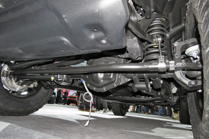 ジープ・ラングラー アンリミテッド ルビコン（フロント足まわり）