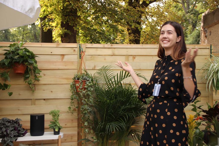 Sonosの新製品「Sonos Move」の発表会は、郊外の川の中州で開催された。