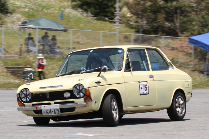 Bクラスで長年にわたって孤軍奮闘している「スバルff-1 1300Gスポーツセダン」。今回は5位。