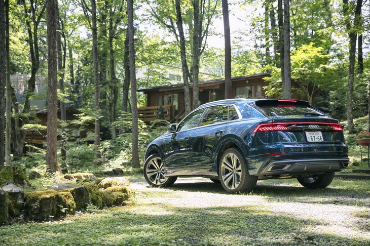 アウディの新型SUV「Q8」は、2018年6月に中国国内でデビュー。日本では2019年7月に発売された。