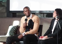 ウサイン・ボルト氏は、2020年の東京オリンピックにも言及。「観客としてオリンピックを見るのは初めて。違った視点でこの大会に接するのは楽しみです」などとコメントした。