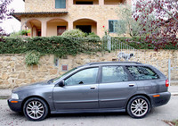 彼の「V40」は1.9リッターディーゼル仕様である。